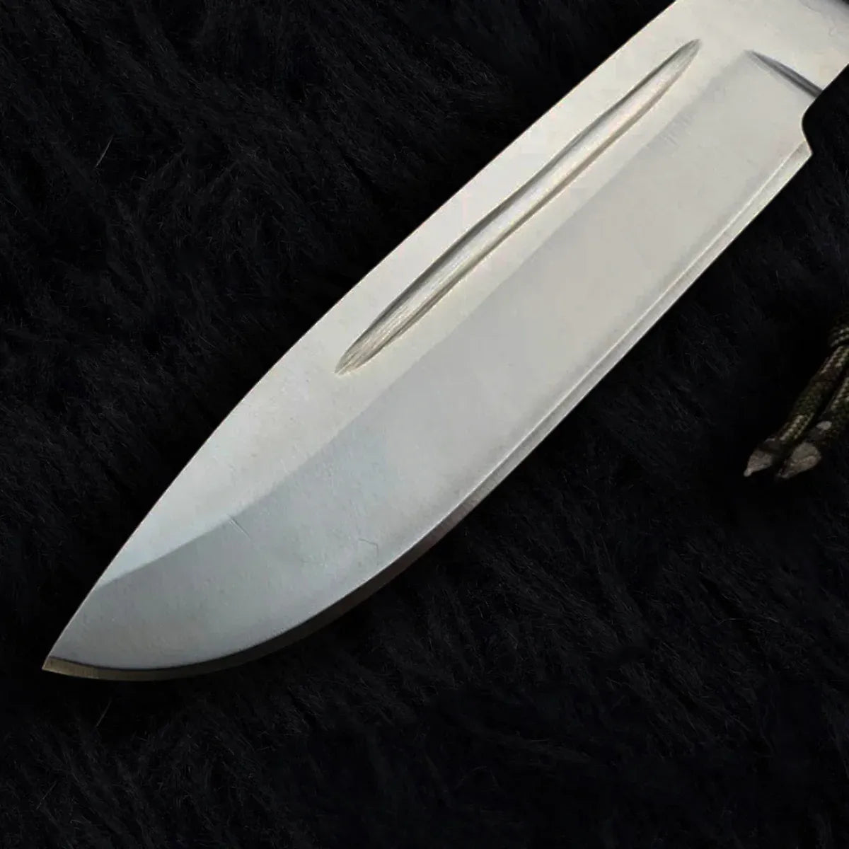 Custom Handmade The Walking Dead Daryl Dixon Replica Knife with Leather Sheath | Full Tang | Stainless Steel | G10 Micarta Handle - Vortex Blades