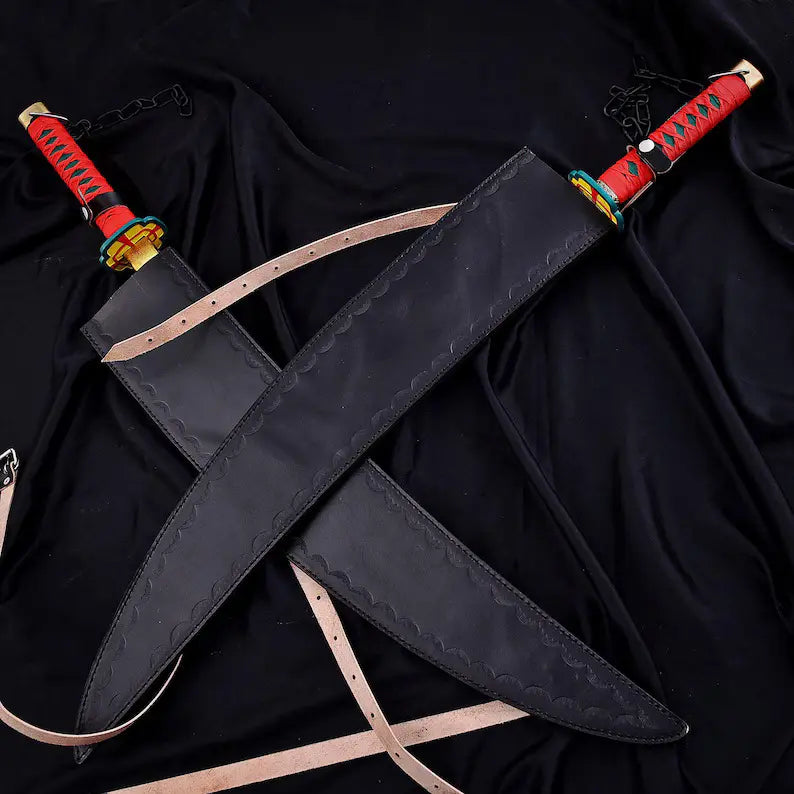 Sound Hashira Swords | Demon Slayer Double Sword | Tengen Uzui Nichirin Sword