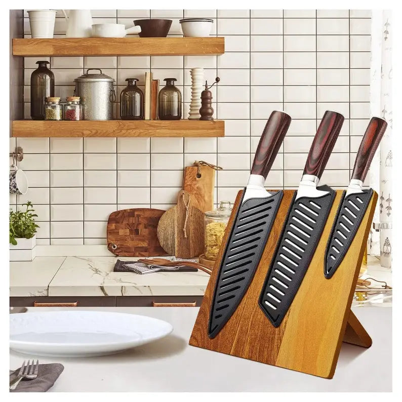 Personalized CHEF KNIFE SET Kitchen Knives Cooking Home Housewarming Birthday Gift for Her Him Mom Dad Men Women Christmas Custom Engraved