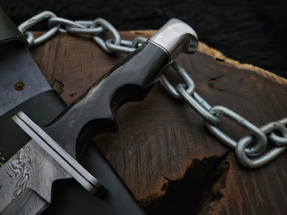 Scream 4 Replica Damascus Knife | Scre4m Hero Ghostface Knife (Damascus Version) - Vortex Blades