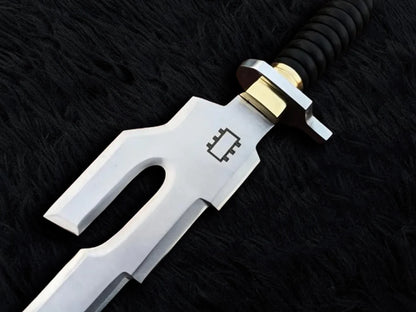 Handmade Jujutsu Kaisen Inspired Replica of Toji Fushiguro's Inverted Spear of Heaven with Chain of A Thousand Miles and Stand - Vortex Blades