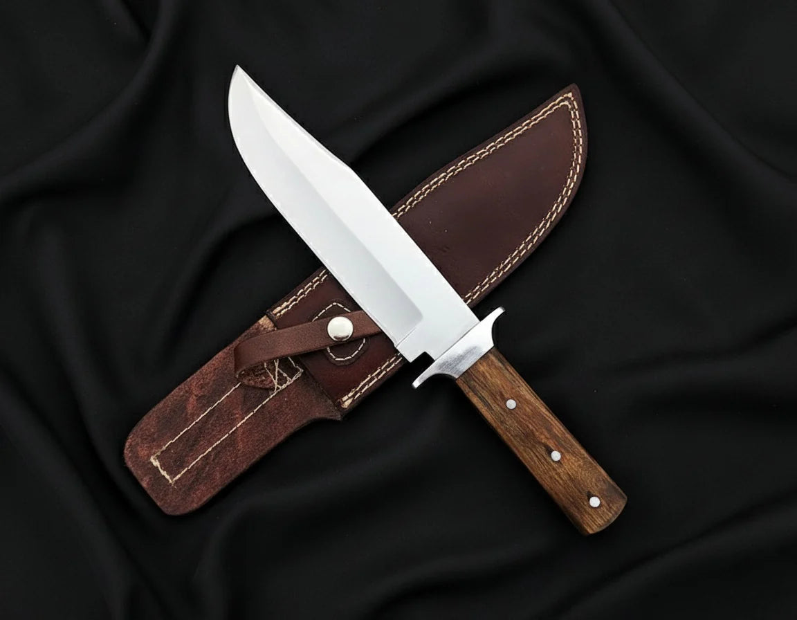 Handmade Red Dead Redemption 2 Replica Knives with Leather Sheath | Arthur Morgan Hunting Knives - Vortex Blades