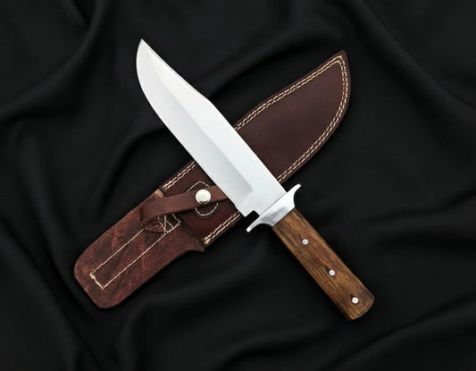 Handmade Red Dead Redemption 2 Replica Knives with Leather Sheath | Arthur Morgan Hunting Knives - Vortex Blades