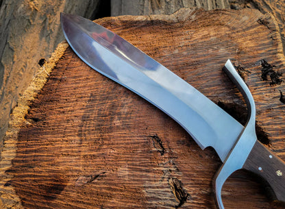 Handmade Wingchun Replica Butterfly Swords With Leather Sheath - Vortex Blades