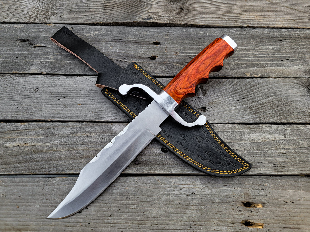 Custom Handmade Jumanji Replica knife with Leather Sheath - Vortex Blades