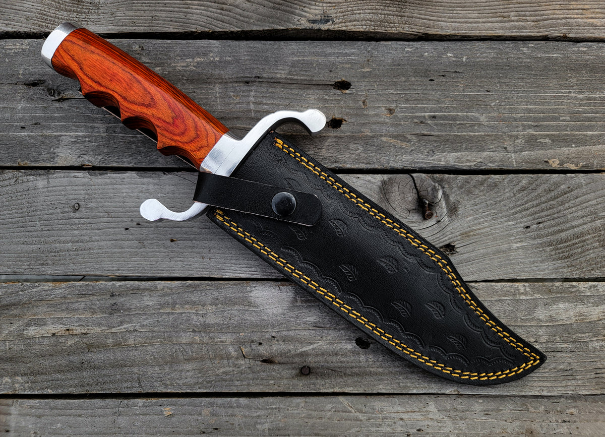 Custom Handmade Jumanji Replica knife with Leather Sheath - Vortex Blades
