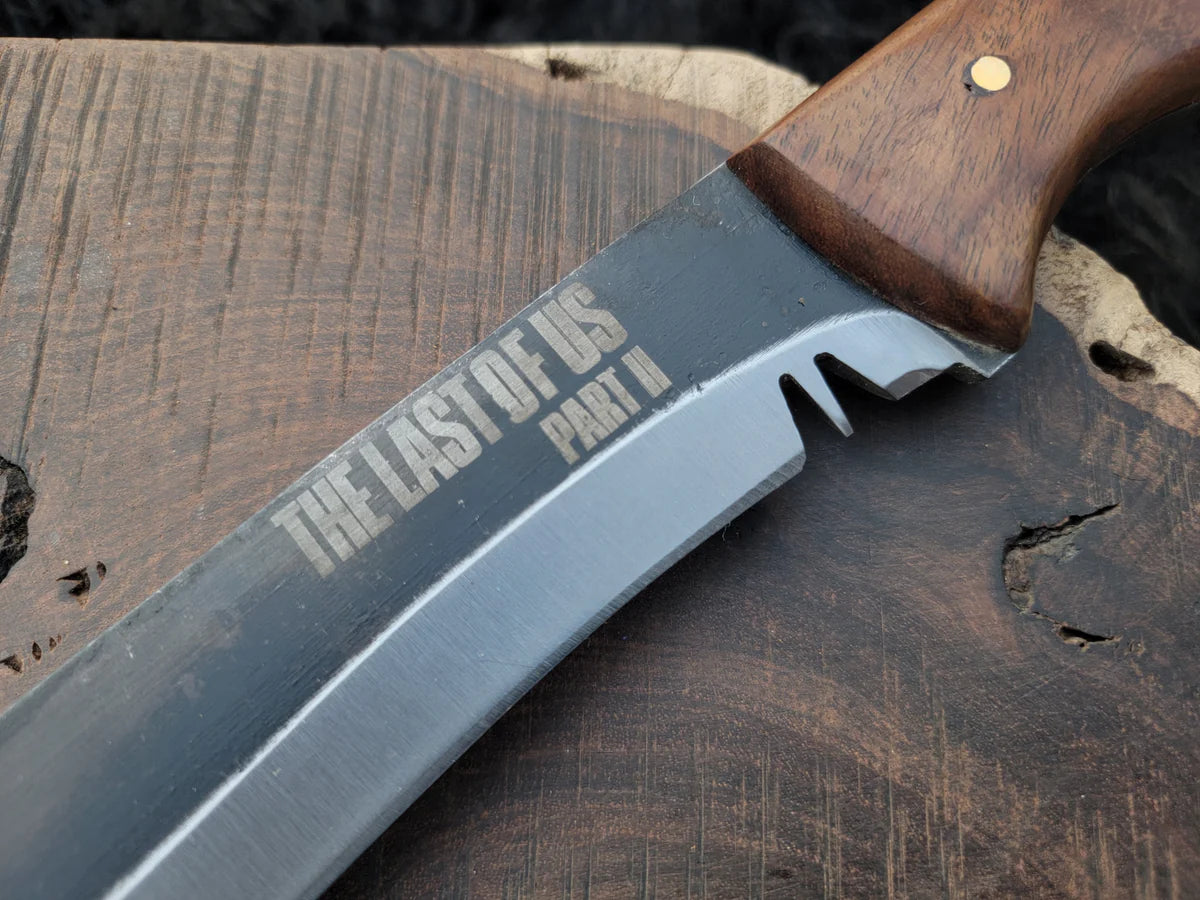 The Last Of Us : Part 2 - Ellie's Replica Machete with Leather Sheath - Vortex Blades