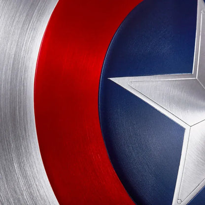 Captain America Metal Shield Replica 1:1 Scale – Classic Red Edition