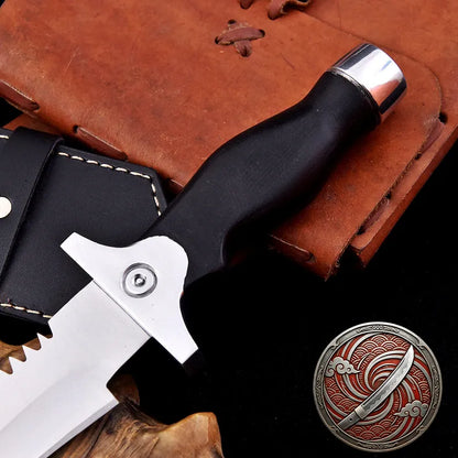Handmade Resident Evil 1 Knife with Leather Sheath