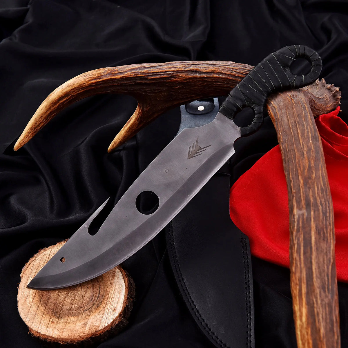 Handmade Destiny 2 Gun Slinger Replica Knife with Leather Sheath