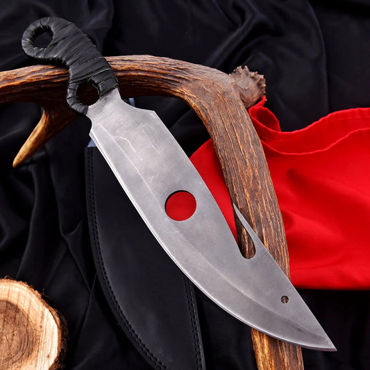Handmade Destiny 2 Gun Slinger Replica Knife with Leather Sheath