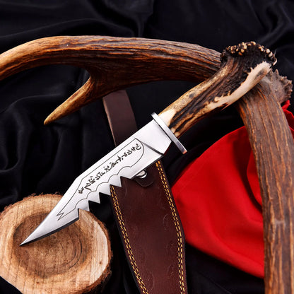 Handmade Supernatural Ruby's Demon Killing Knife | Replica Angel Blade with Leather Sheath