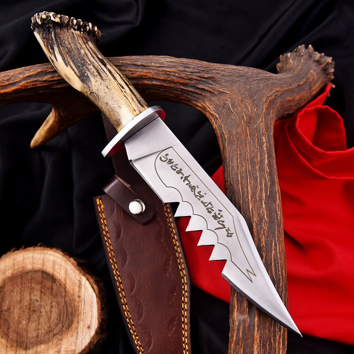 Handmade Supernatural Ruby's Demon Killing Knife | Replica Angel Blade with Leather Sheath