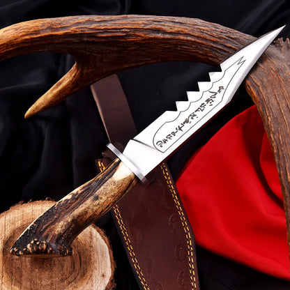 Handmade Supernatural Ruby's Demon Killing Knife | Replica Angel Blade with Leather Sheath