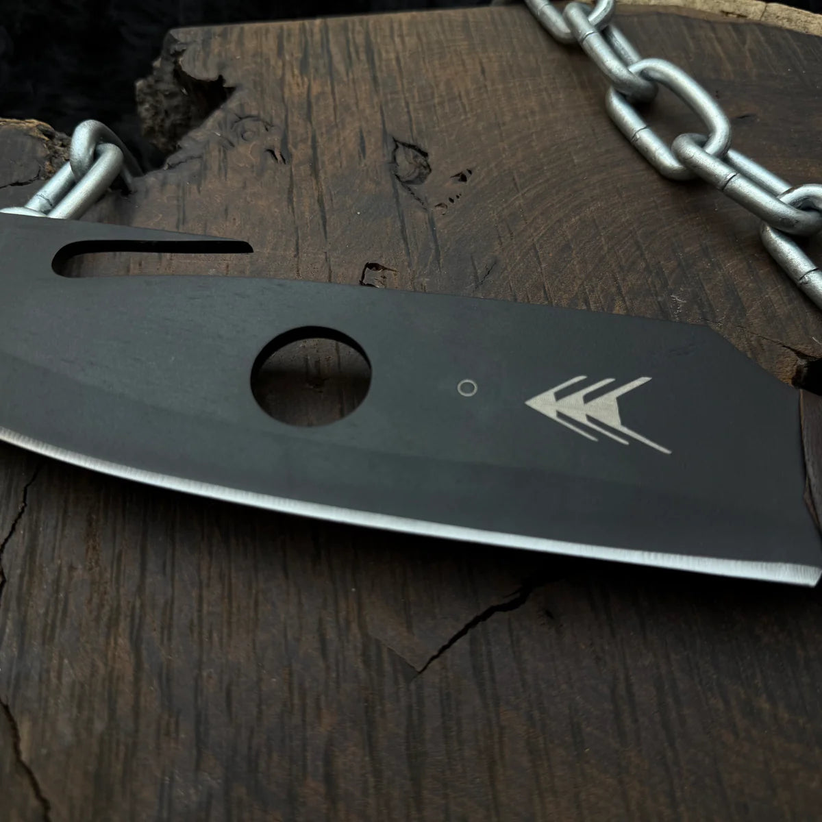 Handmade Destiny 2 (Black) Gun Slinger Replica Knife with Leather Sheath - Vortex Blades