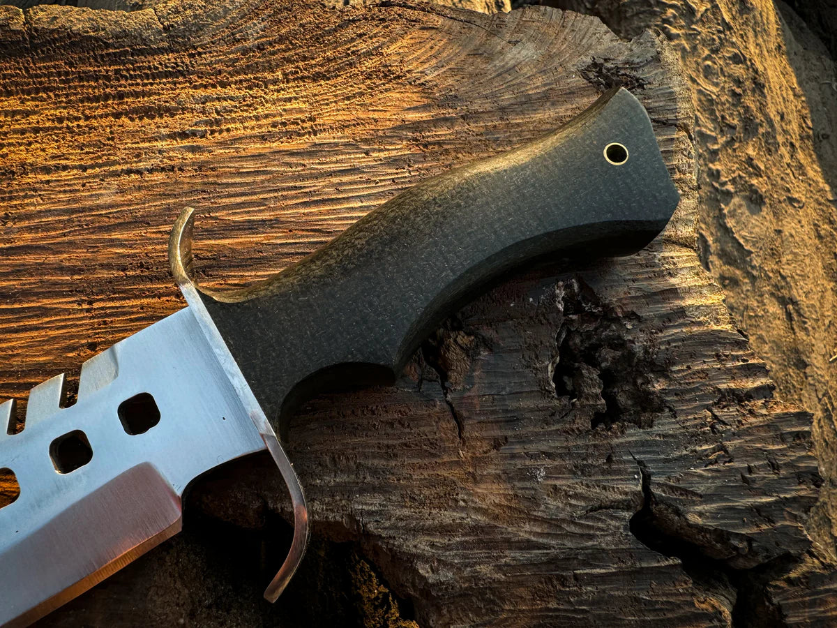 The Walking Dead: Handmade Negan Bowie Full Tang Fixed Blade Replica Knife - Vortex Blades
