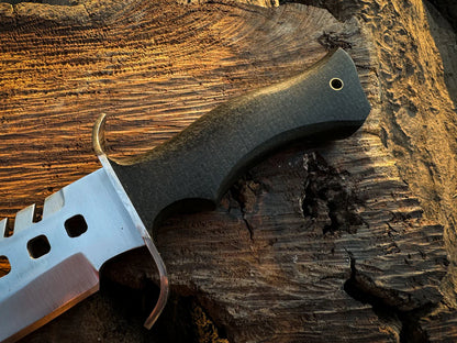 The Walking Dead: Handmade Negan Bowie Full Tang Fixed Blade Replica Knife - Vortex Blades