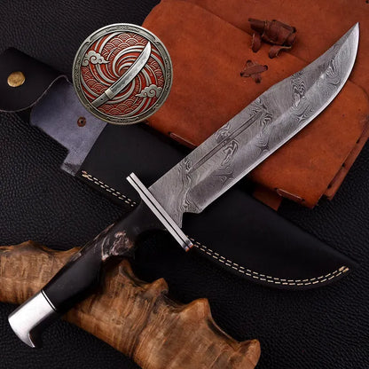 Scream 4 Replica Damascus Knife | Scre4m Hero Ghostface Knife (Damascus Version)