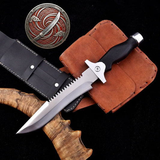Handmade Resident Evil 1 Knife with Leather Sheath