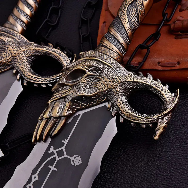 God of War Blades of Chaos Replica | Kratos Blades | Gaming Collectibles | Cosplay Props | God of War Fans | Gift for Gamers