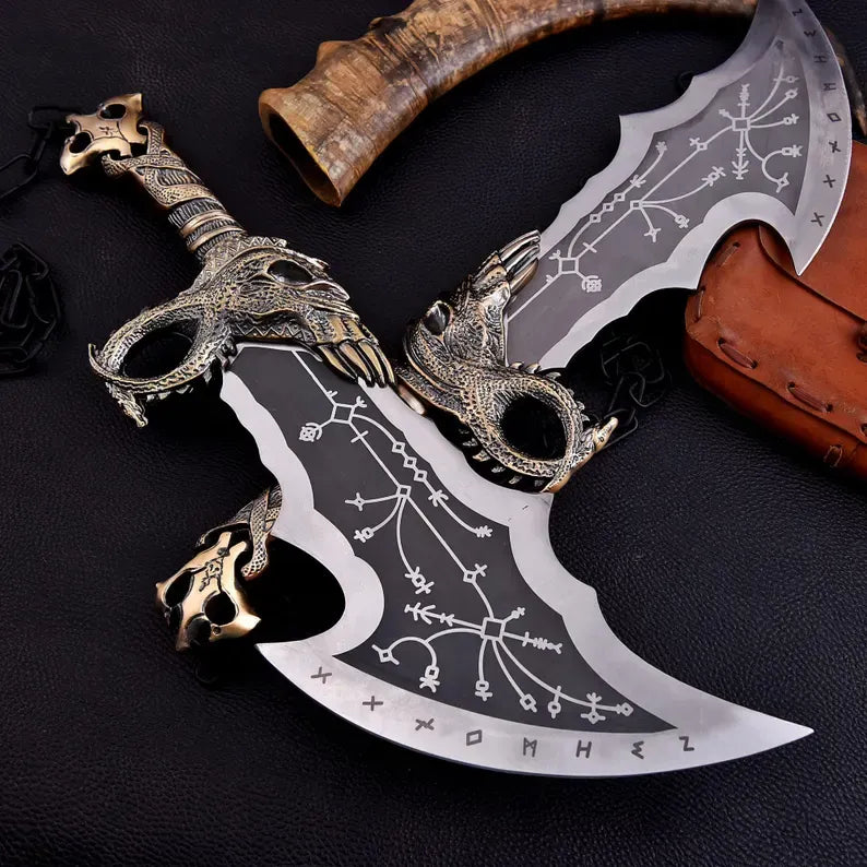 God of War Blades of Chaos Replica | Kratos Blades | Gaming Collectibles | Cosplay Props | God of War Fans | Gift for Gamers