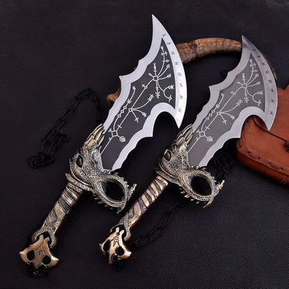 God of War Blades of Chaos Replica | Kratos Blades | Gaming Collectibles | Cosplay Props | God of War Fans | Gift for Gamers