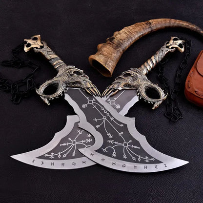 God of War Blades of Chaos Replica | Kratos Blades | Gaming Collectibles | Cosplay Props | God of War Fans | Gift for Gamers