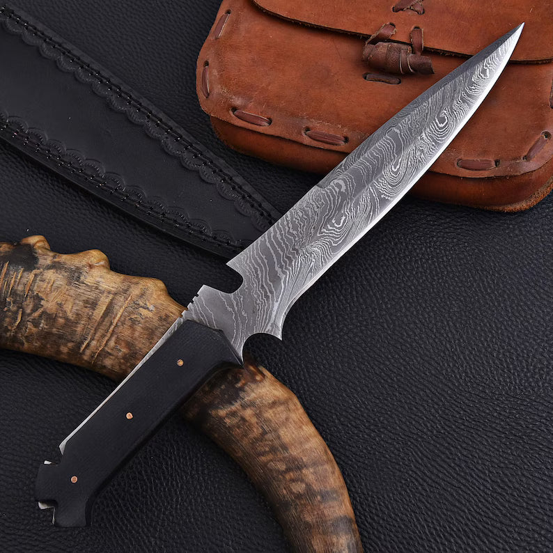 Resident Evil Jack Krauser Knife with Premium Leather Sheath