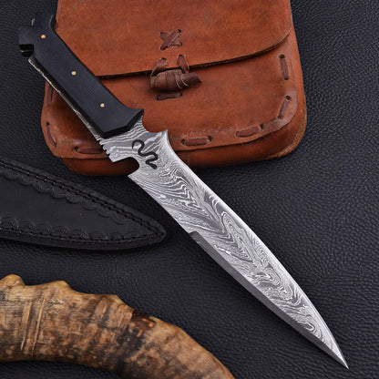Resident Evil Jack Krauser Knife with Premium Leather Sheath
