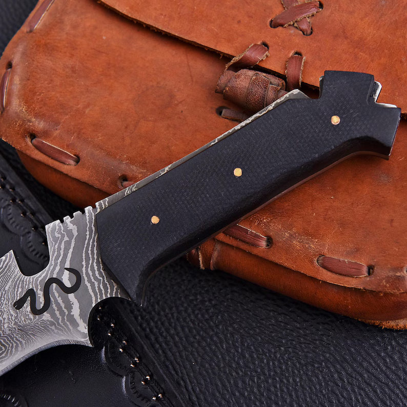 Resident Evil Jack Krauser Knife with Premium Leather Sheath