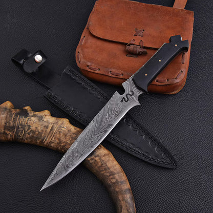 Resident Evil Jack Krauser Knife with Premium Leather Sheath