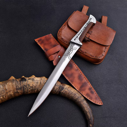 Handmade Dune Paul Atreides Crys knife with Leather Sheath | Dune 2 knifes | Dune cosplay | Dune movie collectibles