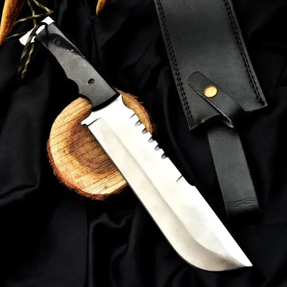 Custom Handmade Punisher M4X Replica Knife with Leather Sheath