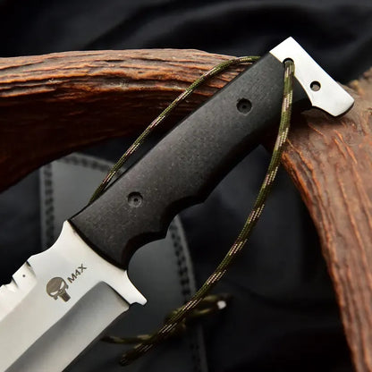 Custom Handmade Punisher M4X Replica Knife with Leather Sheath