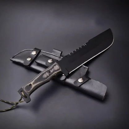 Custom Handmade Punisher M4X Replica Knife with Leather Sheath