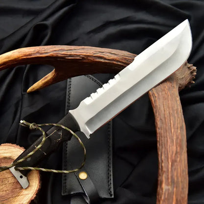 Custom Handmade Punisher M4X Replica Knife with Leather Sheath