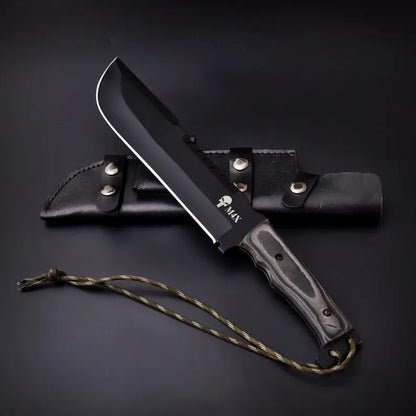 Custom Handmade Punisher M4X Replica Knife with Leather Sheath