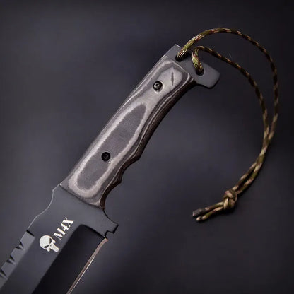 Custom Handmade Punisher M4X Replica Knife with Leather Sheath