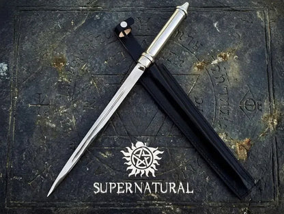 Supernatural Angel Blade Replica – 21" Full Metal Castiel Dagger with Real Steel Construction