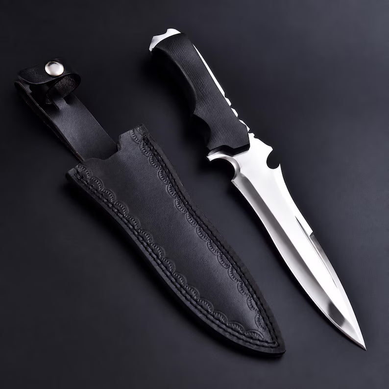Resident Evil Jack Krauser Knife with Premium Leather Sheath