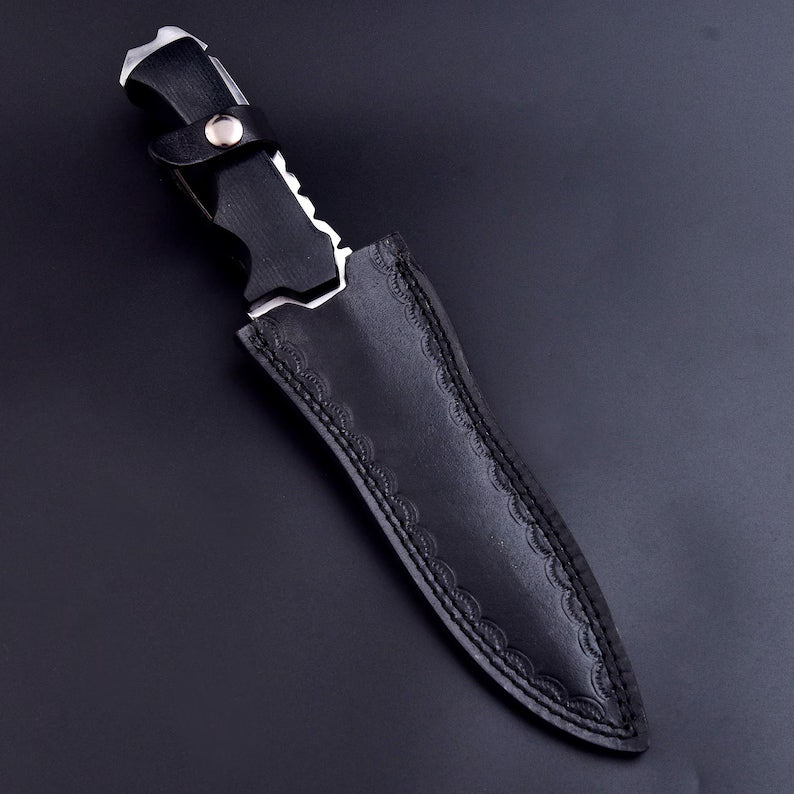 Resident Evil Jack Krauser Knife with Premium Leather Sheath