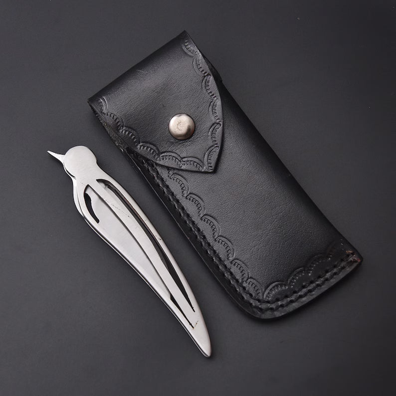 Handmade Dune Atreides Short Sword with Leather Sheath | Full Tang 1095 Steel Dune Machete