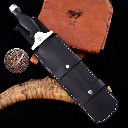 Handmade Resident Evil 1 Knife with Leather Sheath