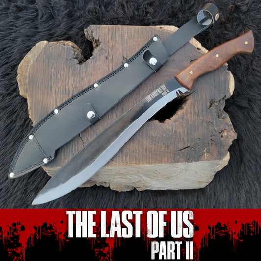 The Last Of Us : Part 2 - Ellie's Replica Machete with Leather Sheath - Vortex Blades