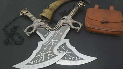 God of War Blades of Chaos Replica | Kratos Blades | Gaming Collectibles | Cosplay Props | God of War Fans | Gift for Gamers