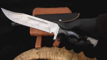 Scream 4 Replica Damascus Knife | Scre4m Hero Ghostface Knife (Damascus Version)