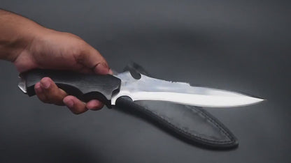 Resident Evil Jack Krauser Knife with Premium Leather Sheath