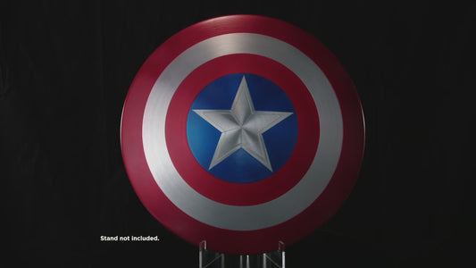 Captain America Metal Shield Replica 1:1 Scale – Classic Red Edition