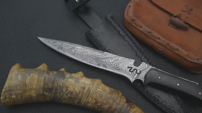 Resident Evil Jack Krauser Knife with Premium Leather Sheath