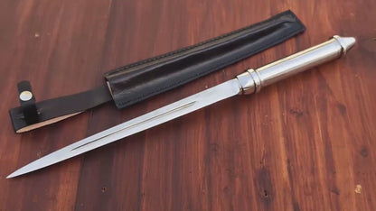 Supernatural Angel Blade Replica – 21" Full Metal Castiel Dagger with Real Steel Construction